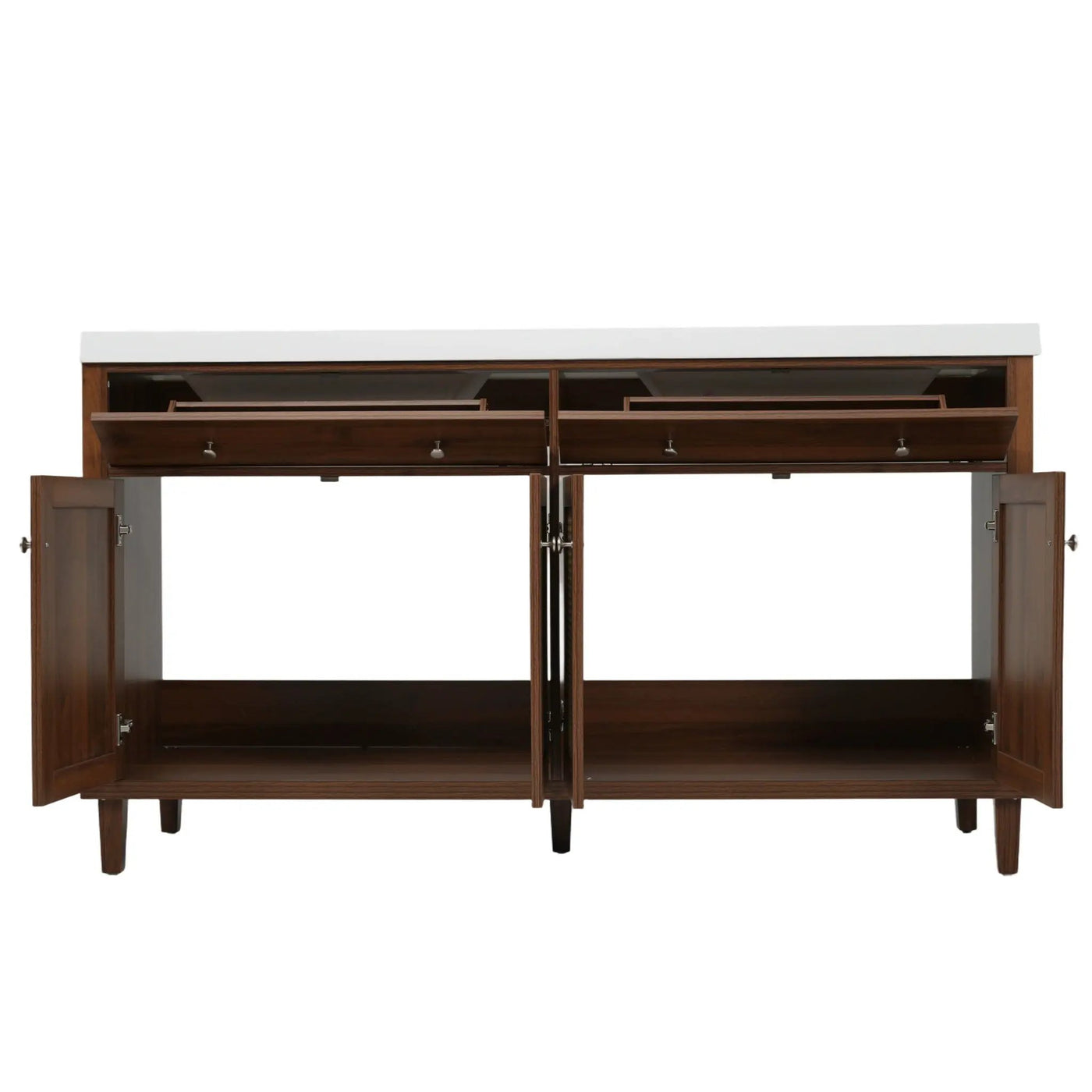 Bathroom Vanity With Double Sink, Large Storage Space by HouseOfZazla