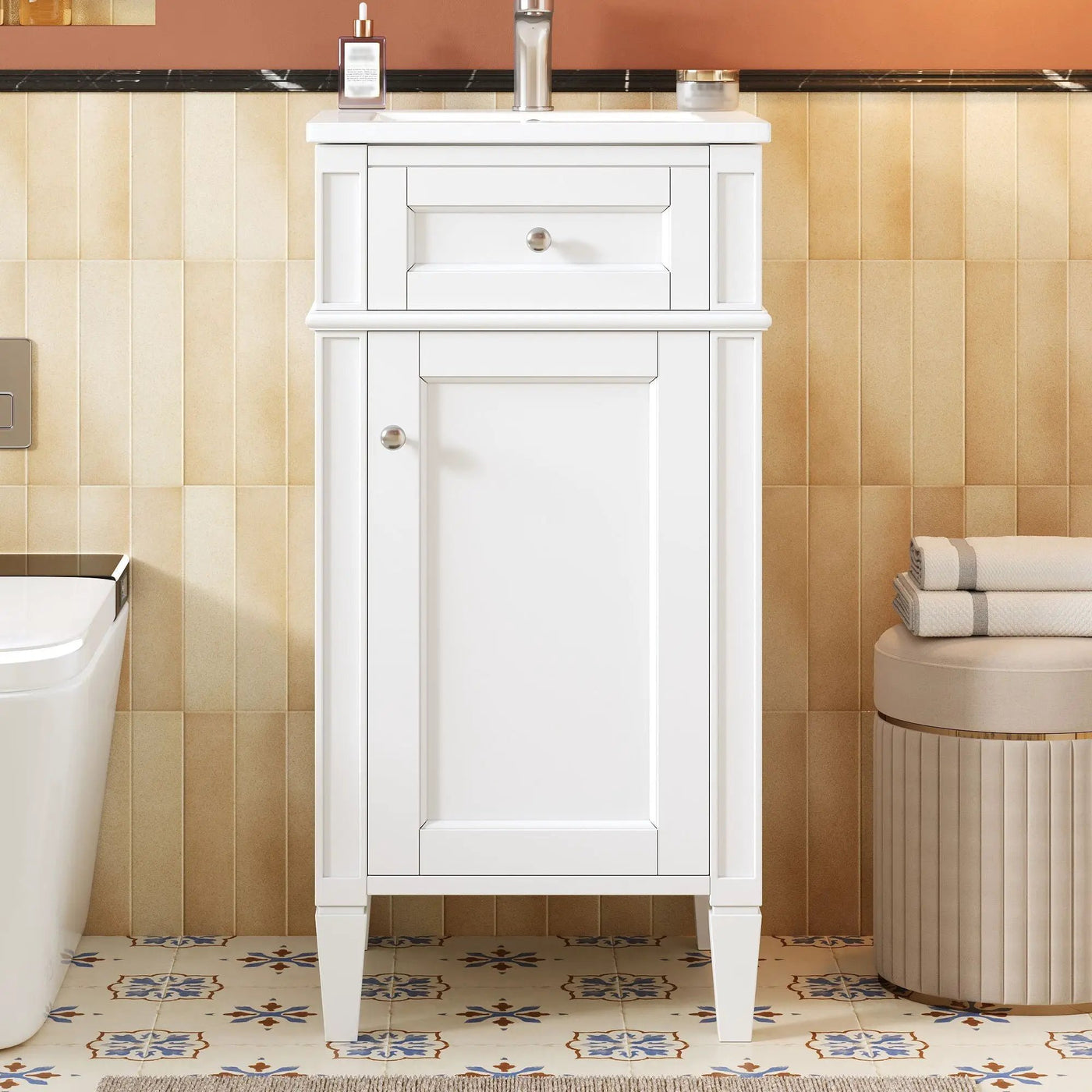 French Style Bathroom Vanity With Sink by HouseOfZazla