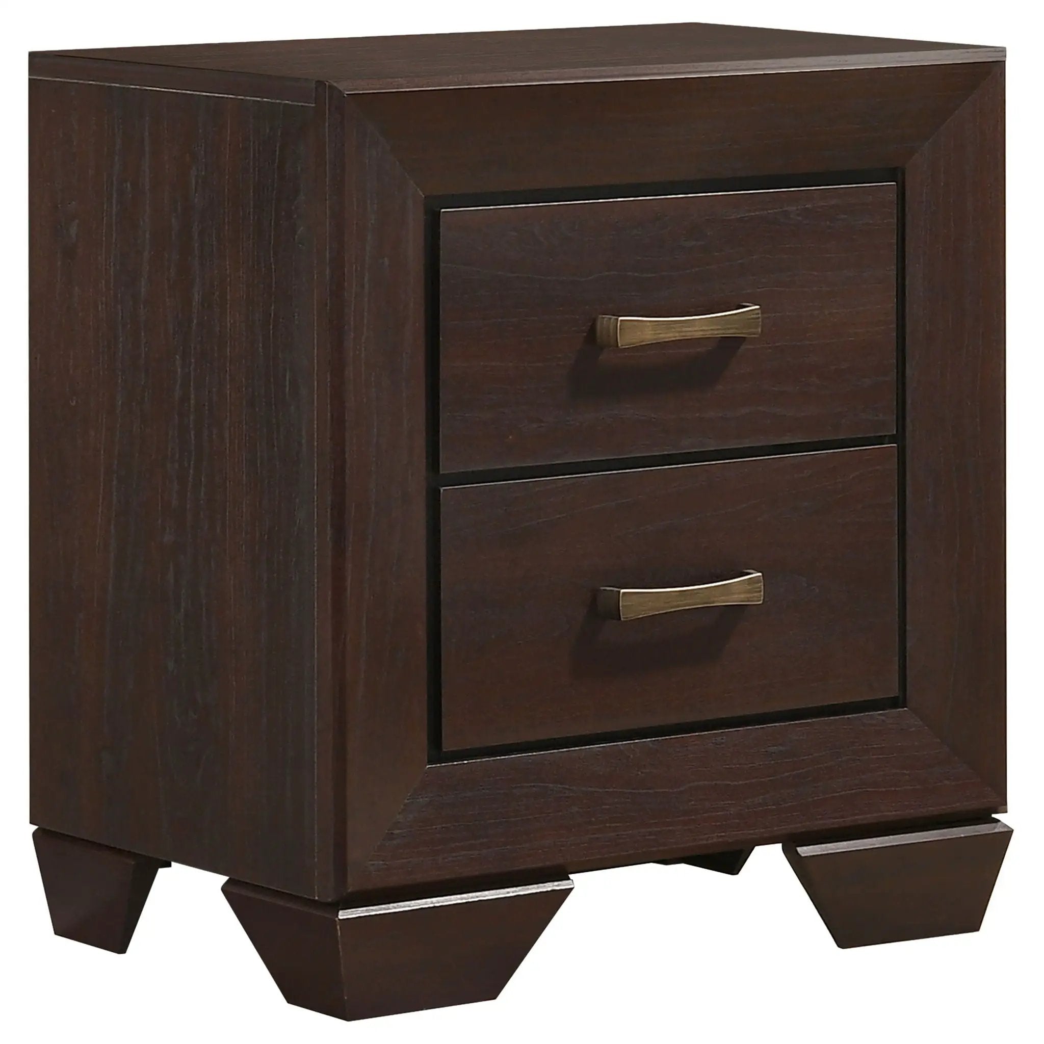 Kauffman 5-piece Eastern King Bedroom Set Dark Cocoa by Unique Piece Furniture
