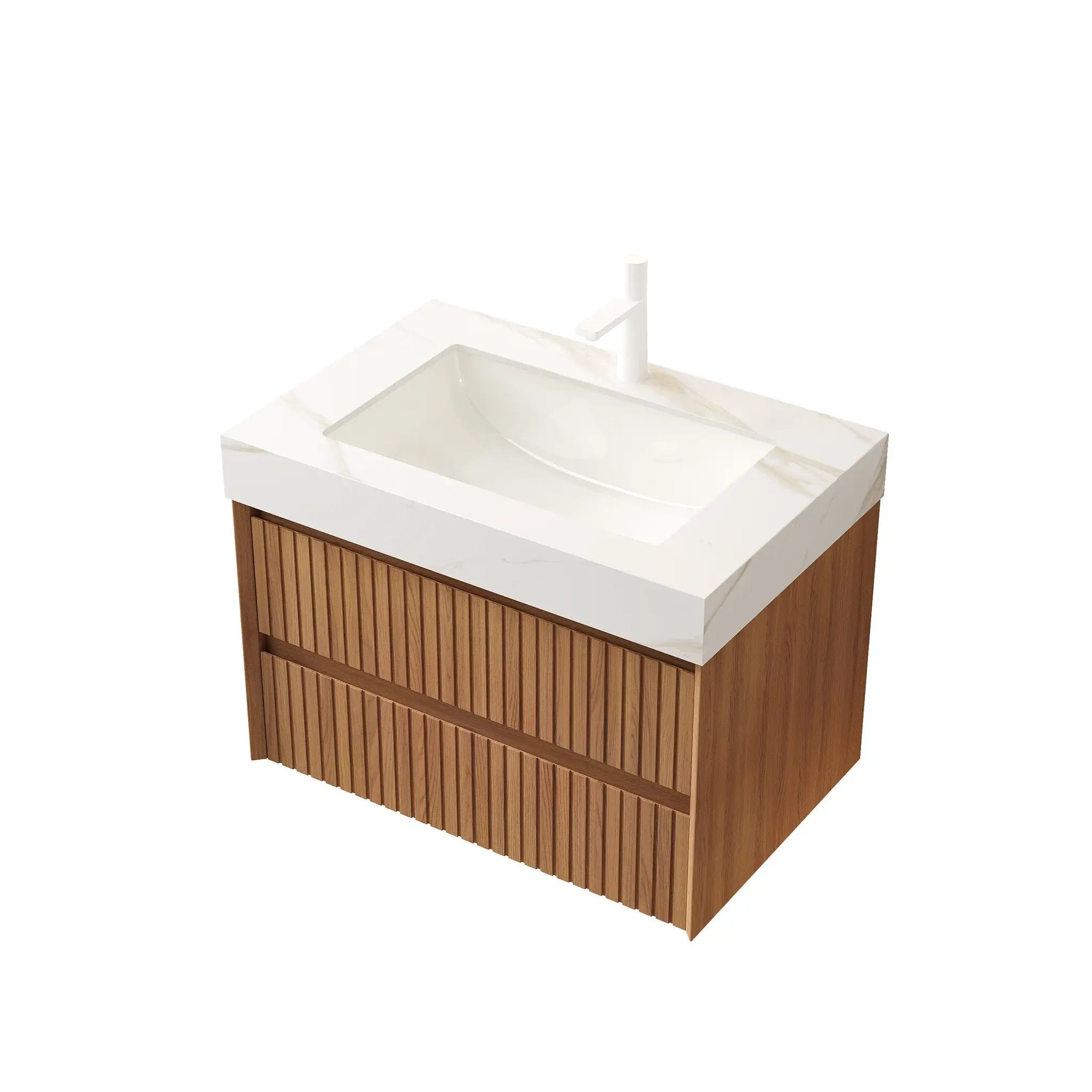 30" Calacatta Bathroom Vanity by HouseOfZazla