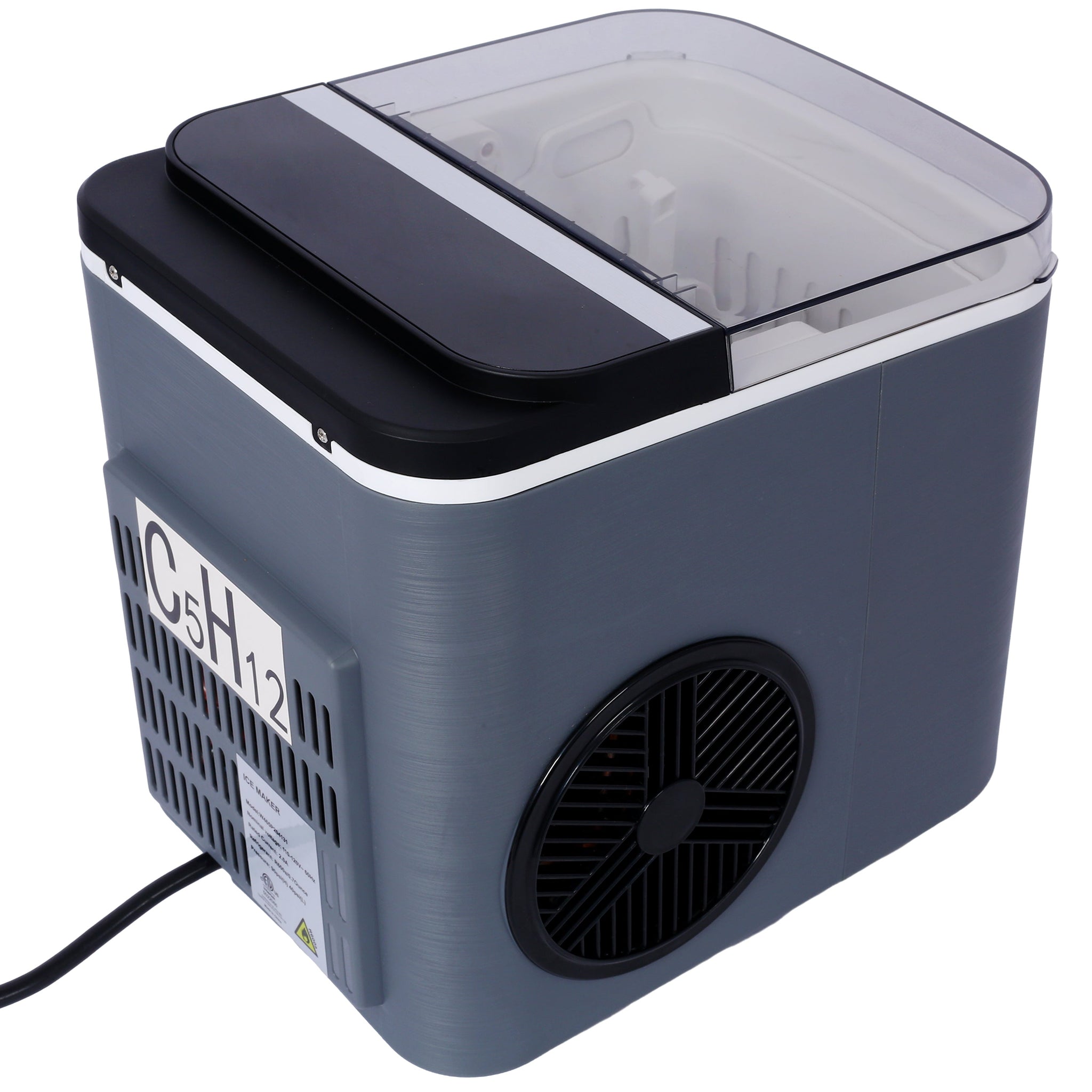 Portable Countertop Ice Maker with Self-Cleaning Function by HouseOfZazla
