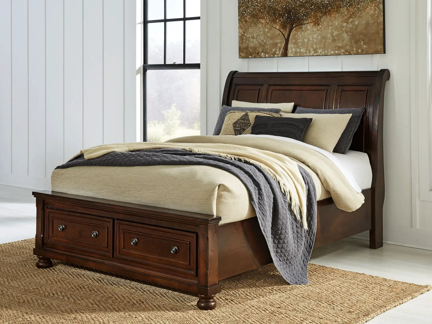 Porter - Sleigh Storage Bed by Unique Piece Furniture