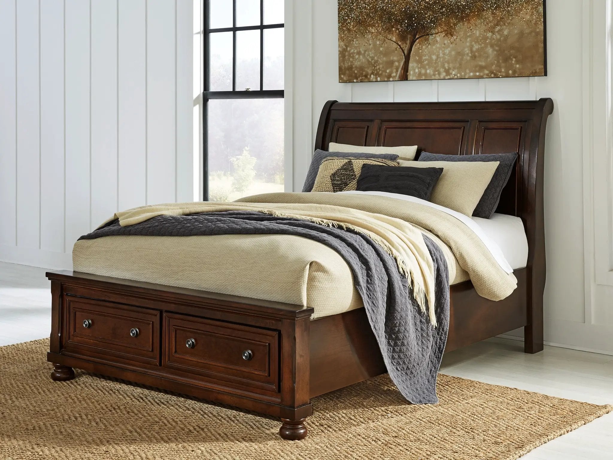 Porter - Sleigh Storage Bed by Unique Piece Furniture