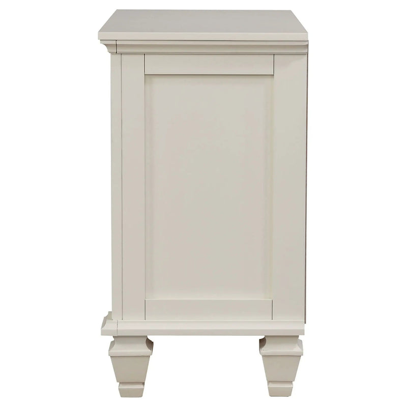 Sandy Beach 3-drawer Nightstand Cream White by Unique Piece Furniture