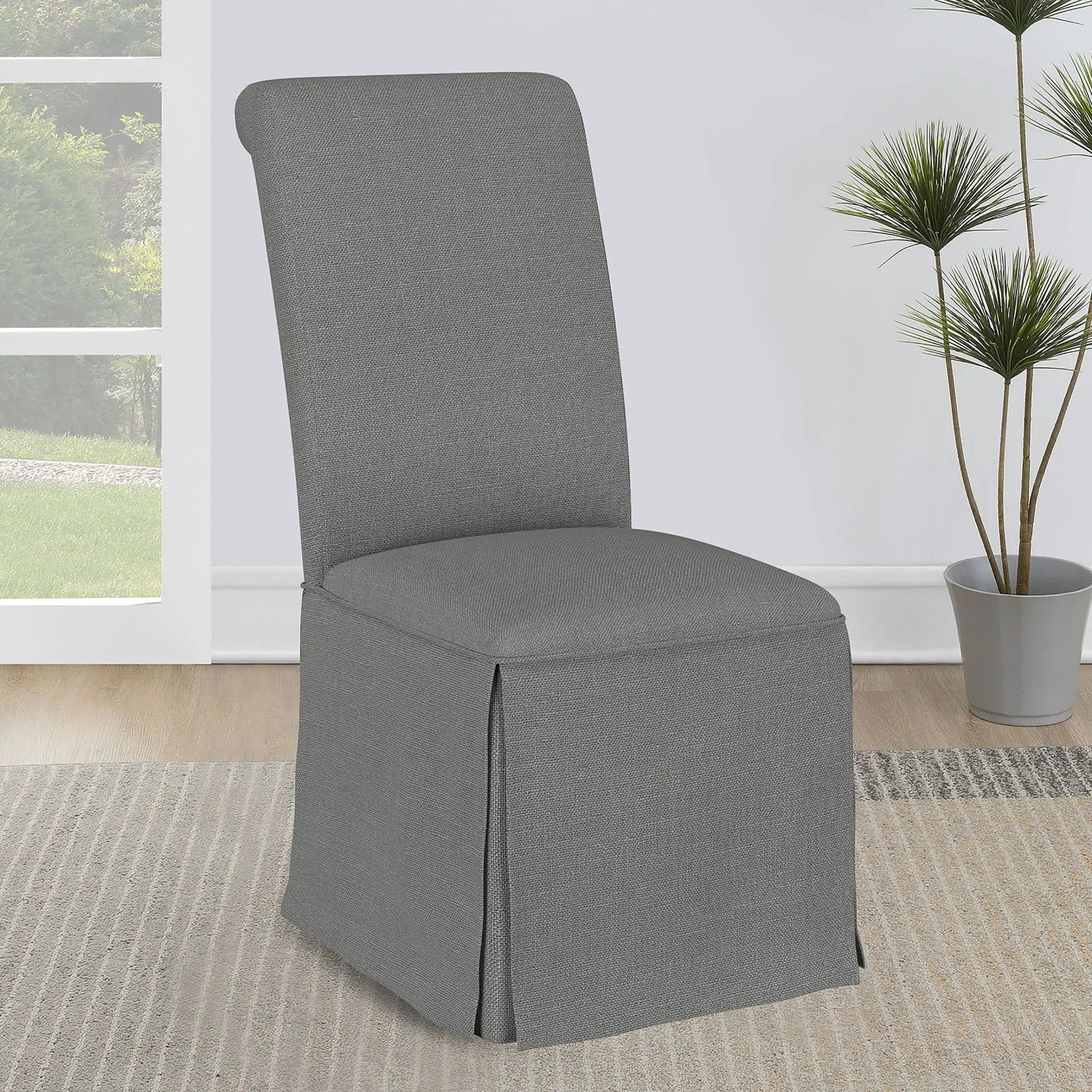Catrina - Skirted Dining Chair (Set of 2) by HouseOfZazla