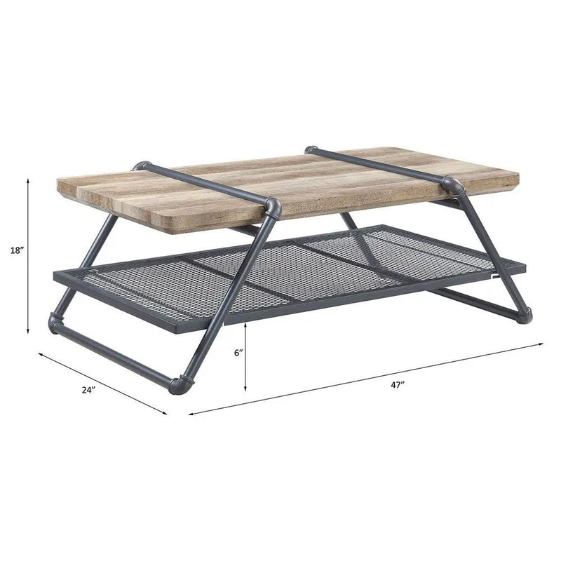 Brantley - Coffee Table - Oak & Sandy Gray by Unique Piece Furniture