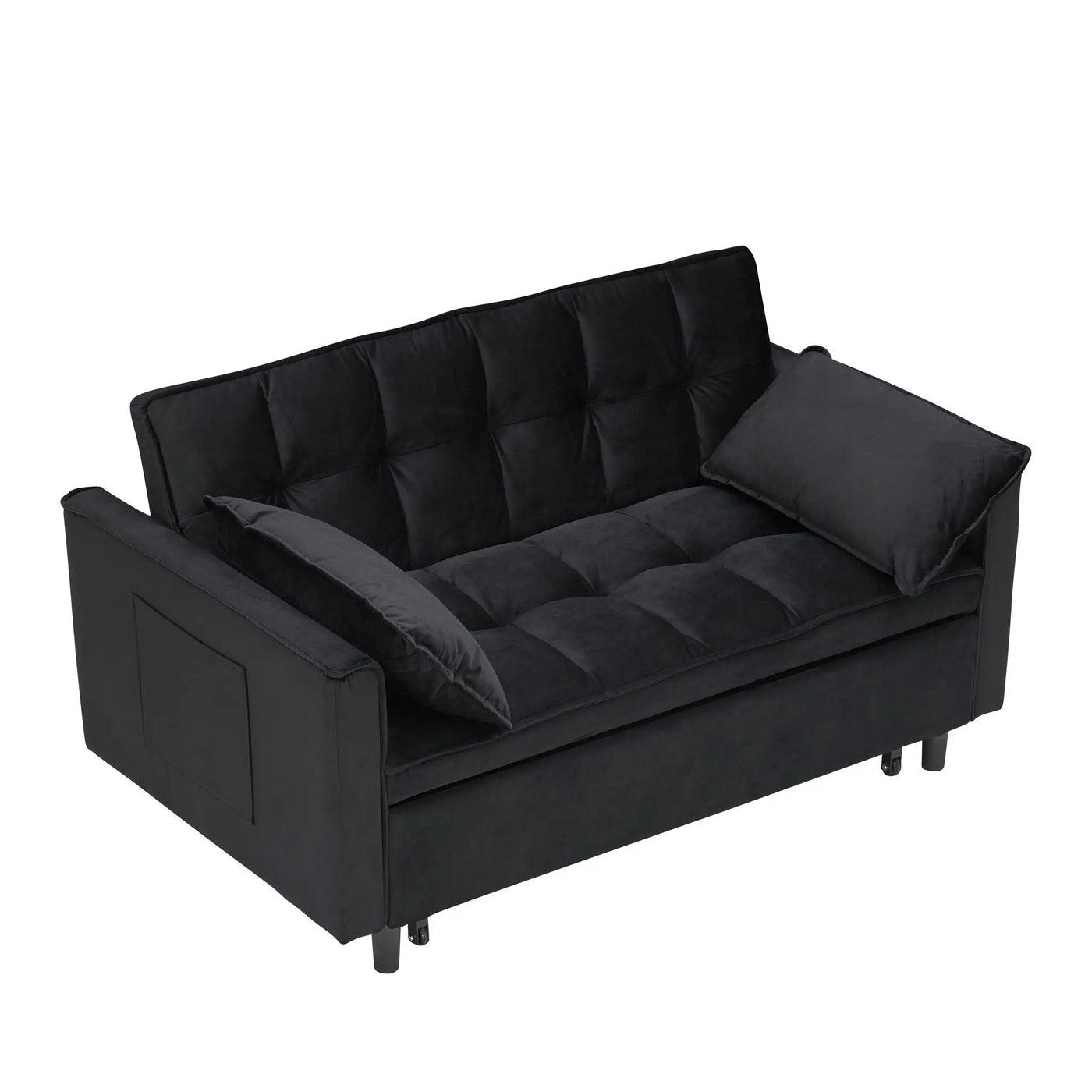 Sofa Bed With Pockets, 3 In 1 Convertible For Living Room by HouseOfZazla