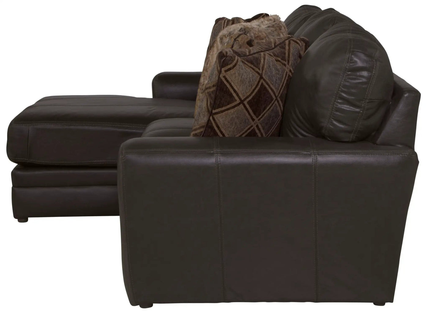 Denali - Italian Leather Match Sectional by Unique Piece Furniture