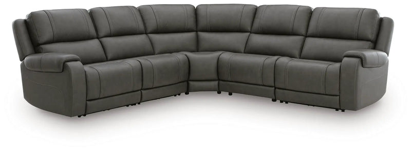 5Z - Pittson - Power Reclining Sectional by Unique Piece Furniture