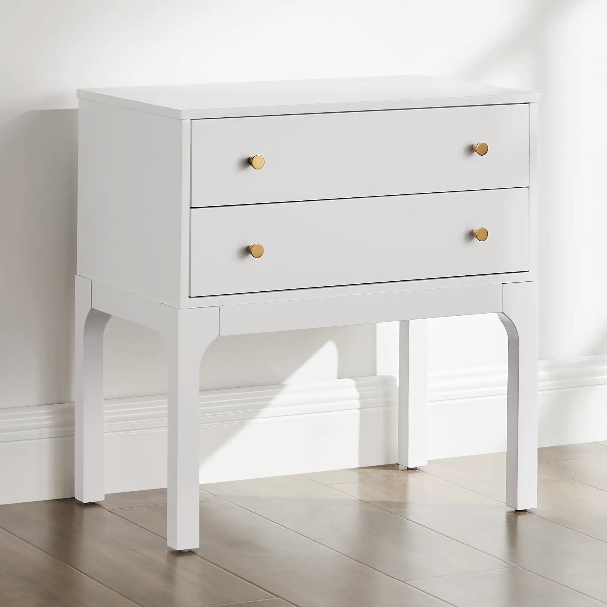 Alonso 2-Drawer Modern Nightstand by HouseOfZazla