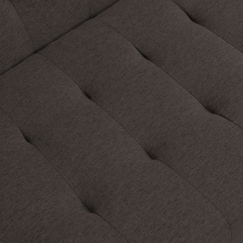 Modern Sofa Bed With Wood Frame And Stainless Legs