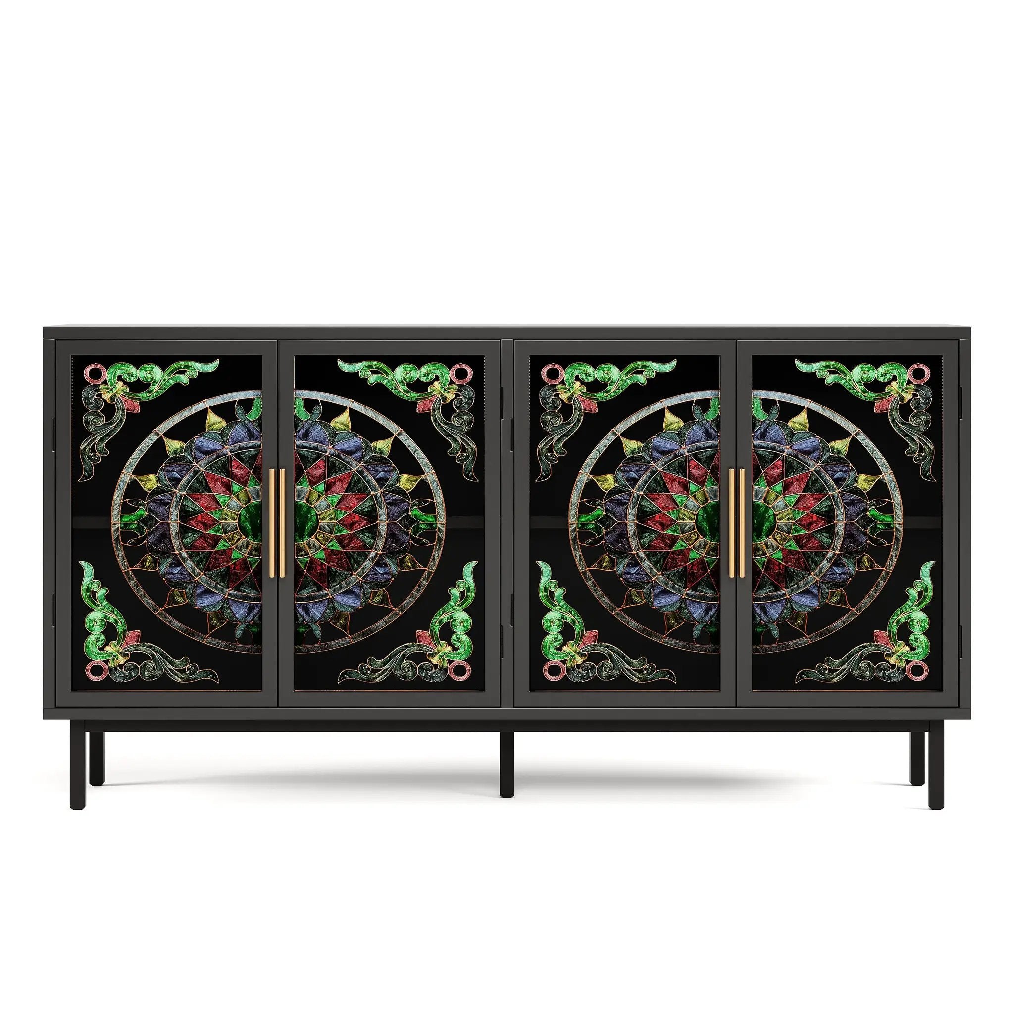 Decorative Cabinet with 4 Doors by HouseOfZazla