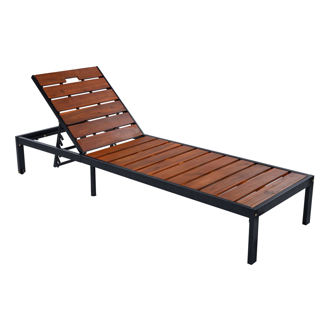 Outdoor Chaise With Adjustable Backrest by HouseOfZazla