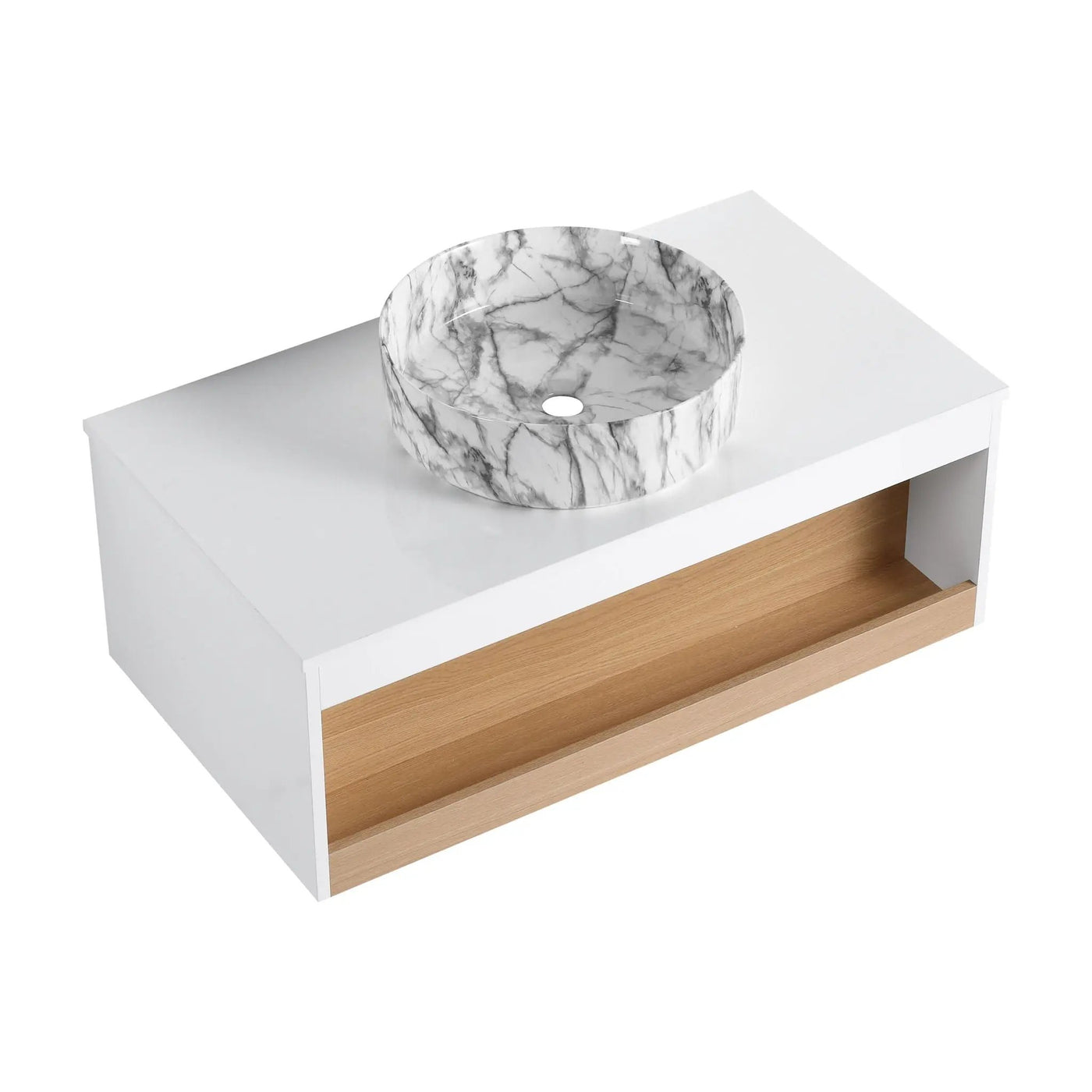 Floating Bathroom Vanity With Vessel Sink by HouseOfZazla
