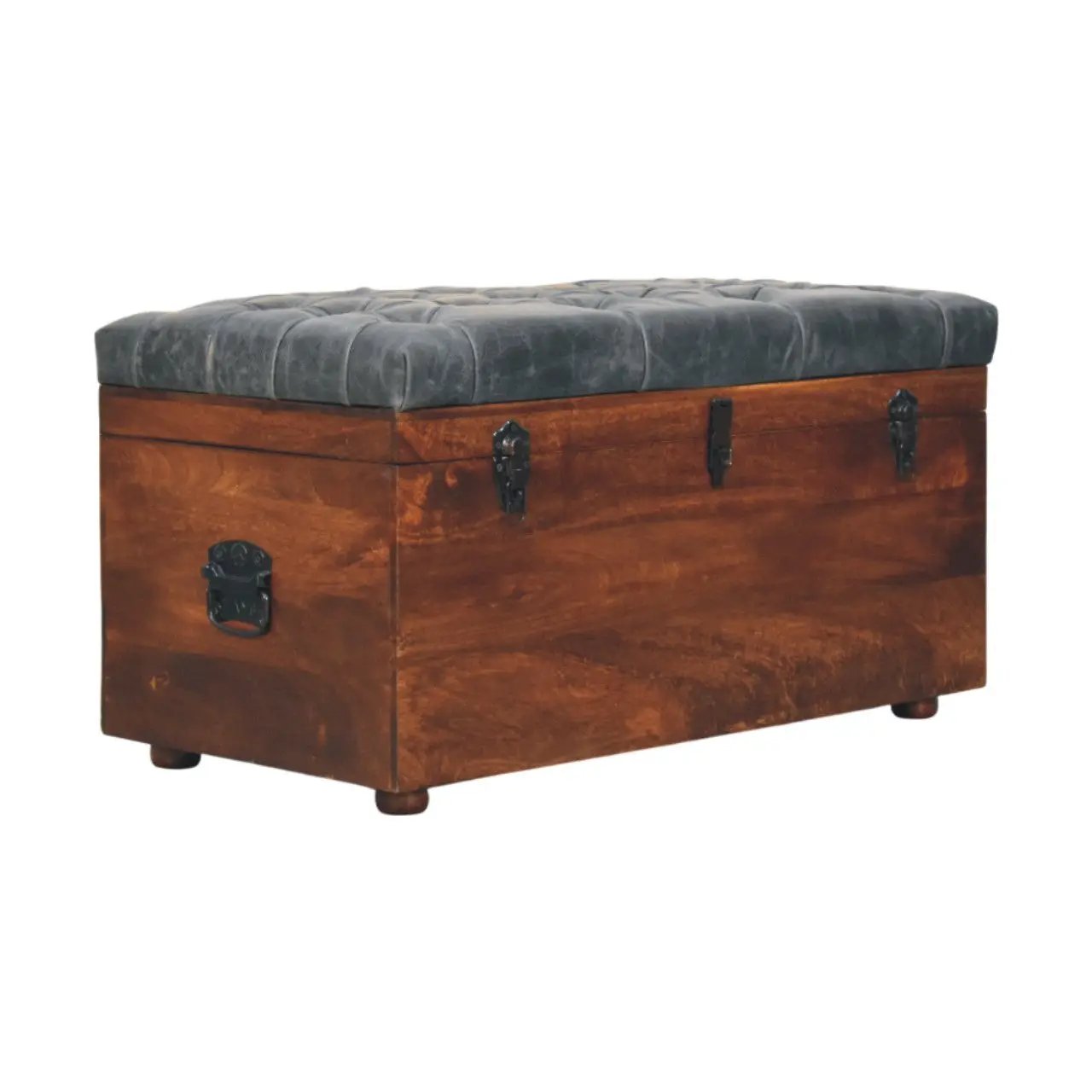 Solid Wood Storage Bench by HouseOfZazla