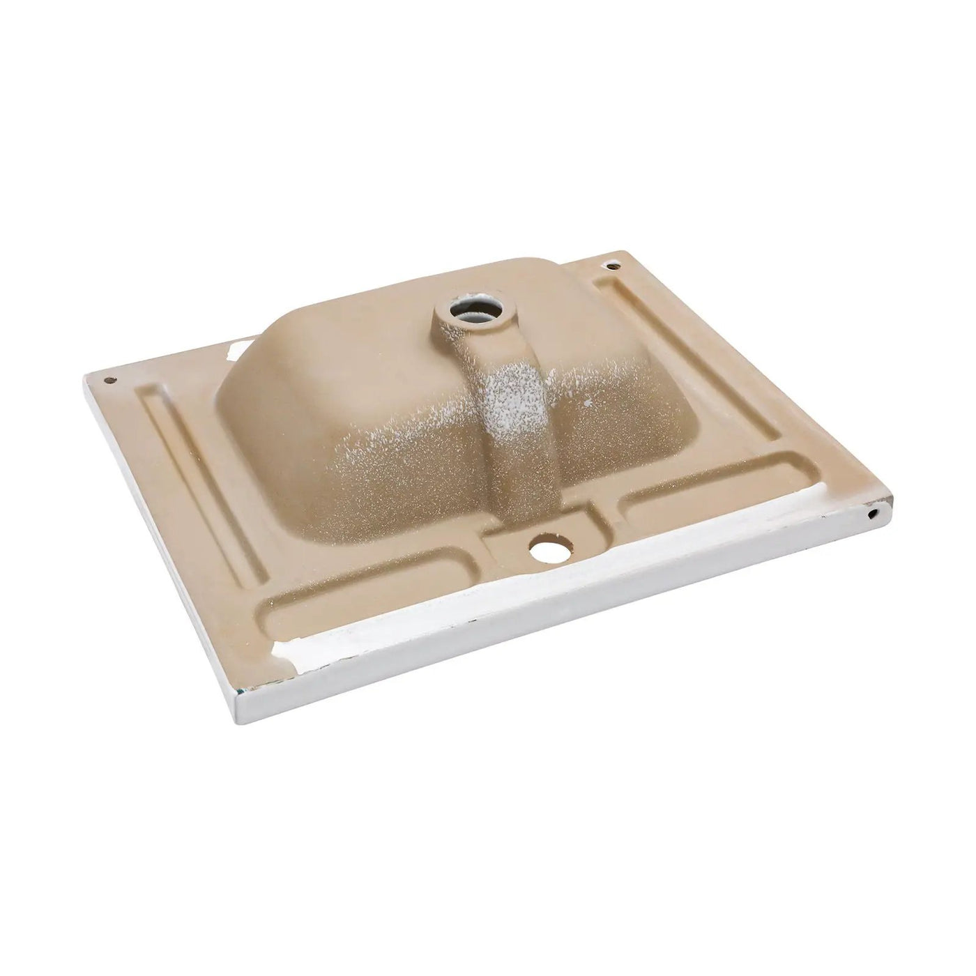 Rectangular Single Vanity Top With 1 Faucet Hole And Overflow Ceramic by HouseOfZazla
