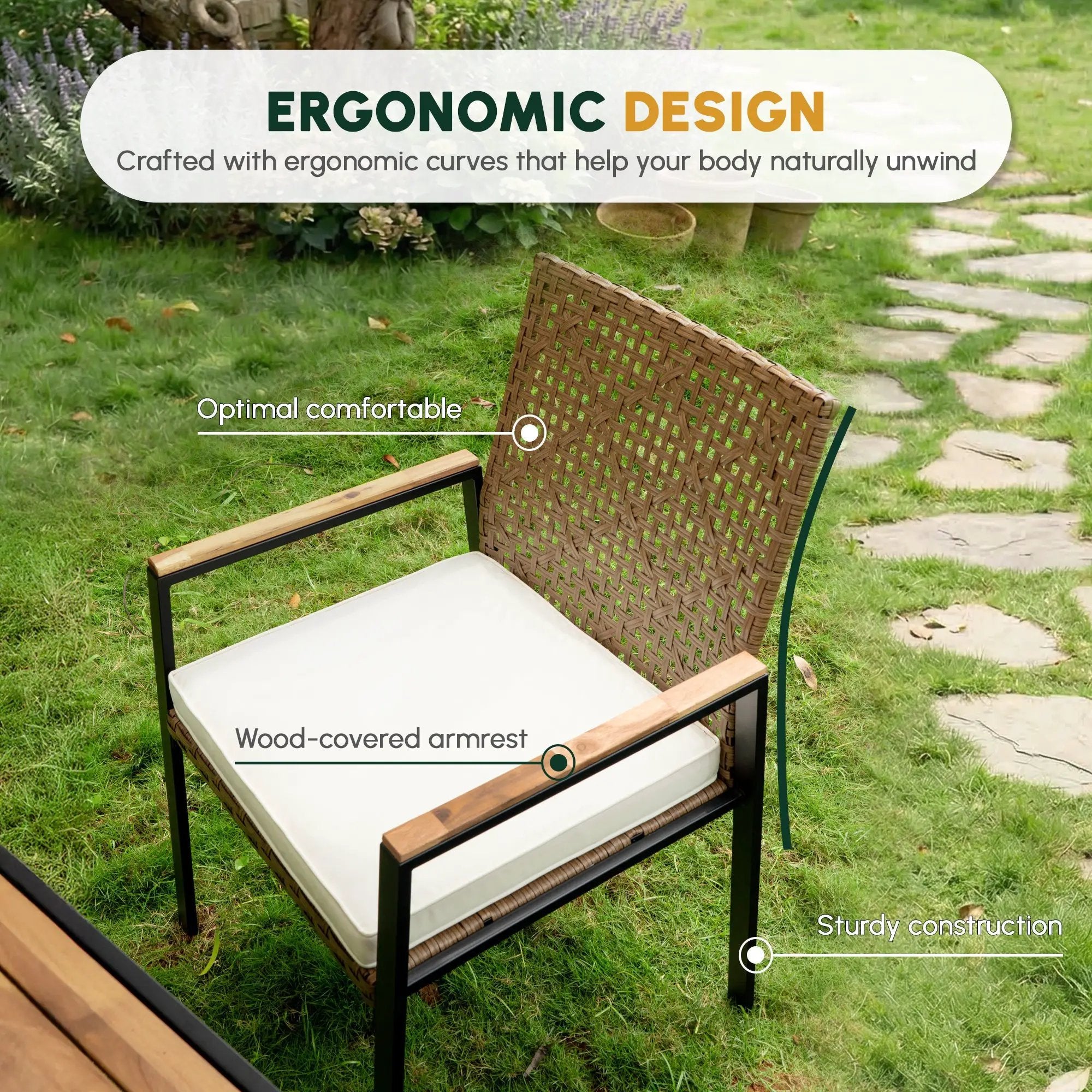 All Weather 5-Piece Patio Dining Table Set by HouseOfZazla