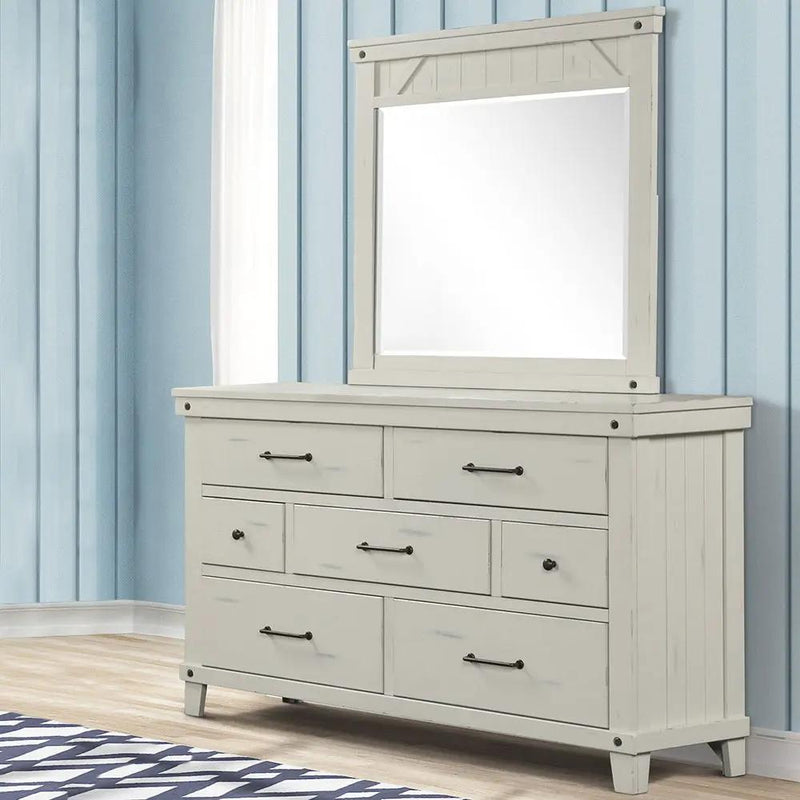 7 Drawer Dresser - White by Unique Piece Furniture