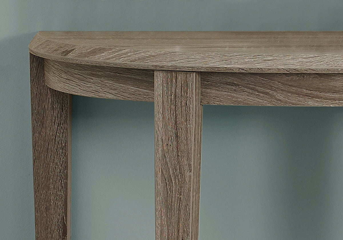 Space-Saving Wood Console Table with Two-Tier Design - Light Brown or White, photo 5 of 8