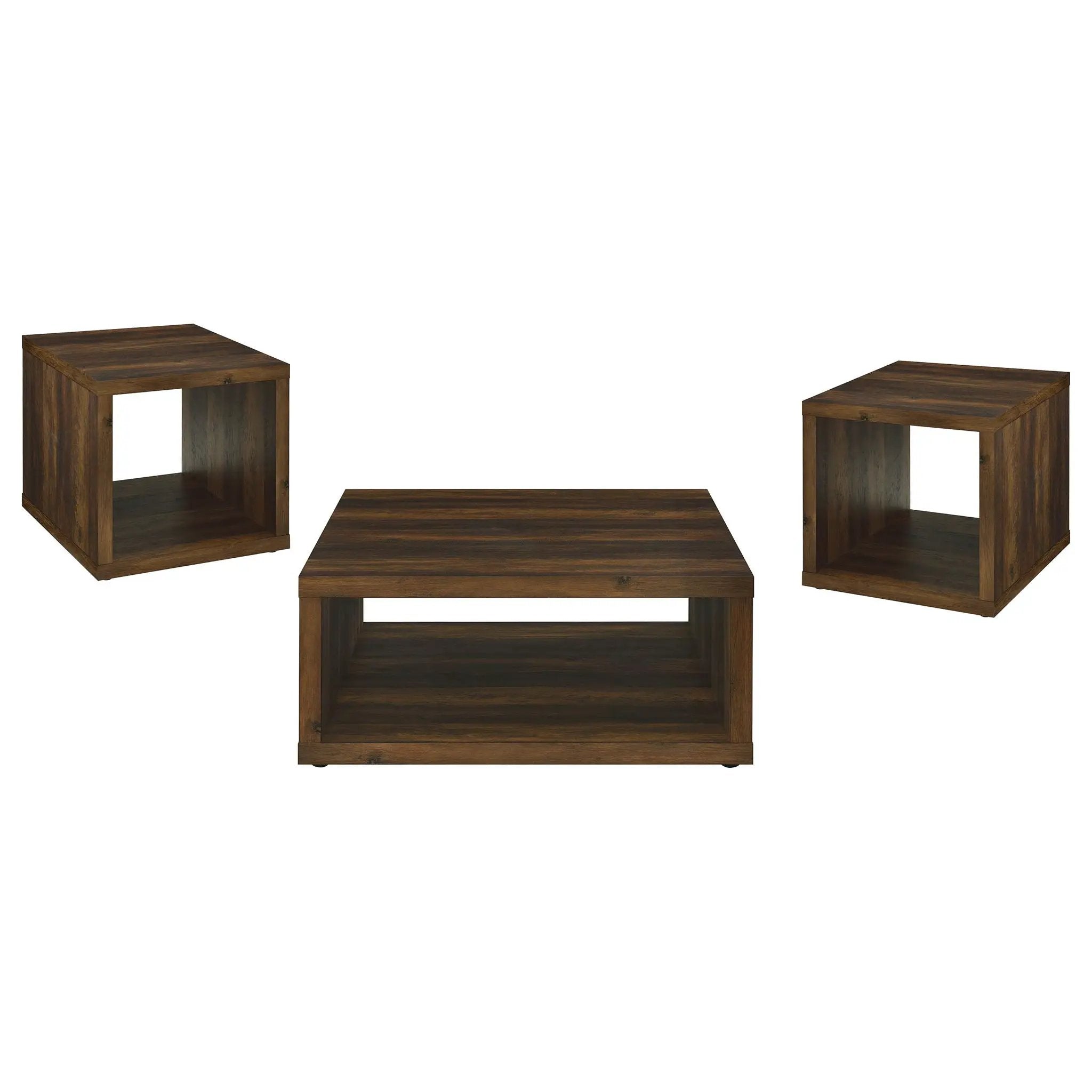 Frisco 3-piece Coffee and End Table Set Dark Pine by Unique Piece Furniture