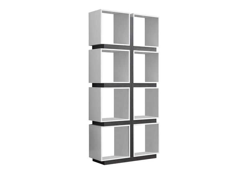 Contemporary 5-Tier White Bookshelf by HouseOfZazla