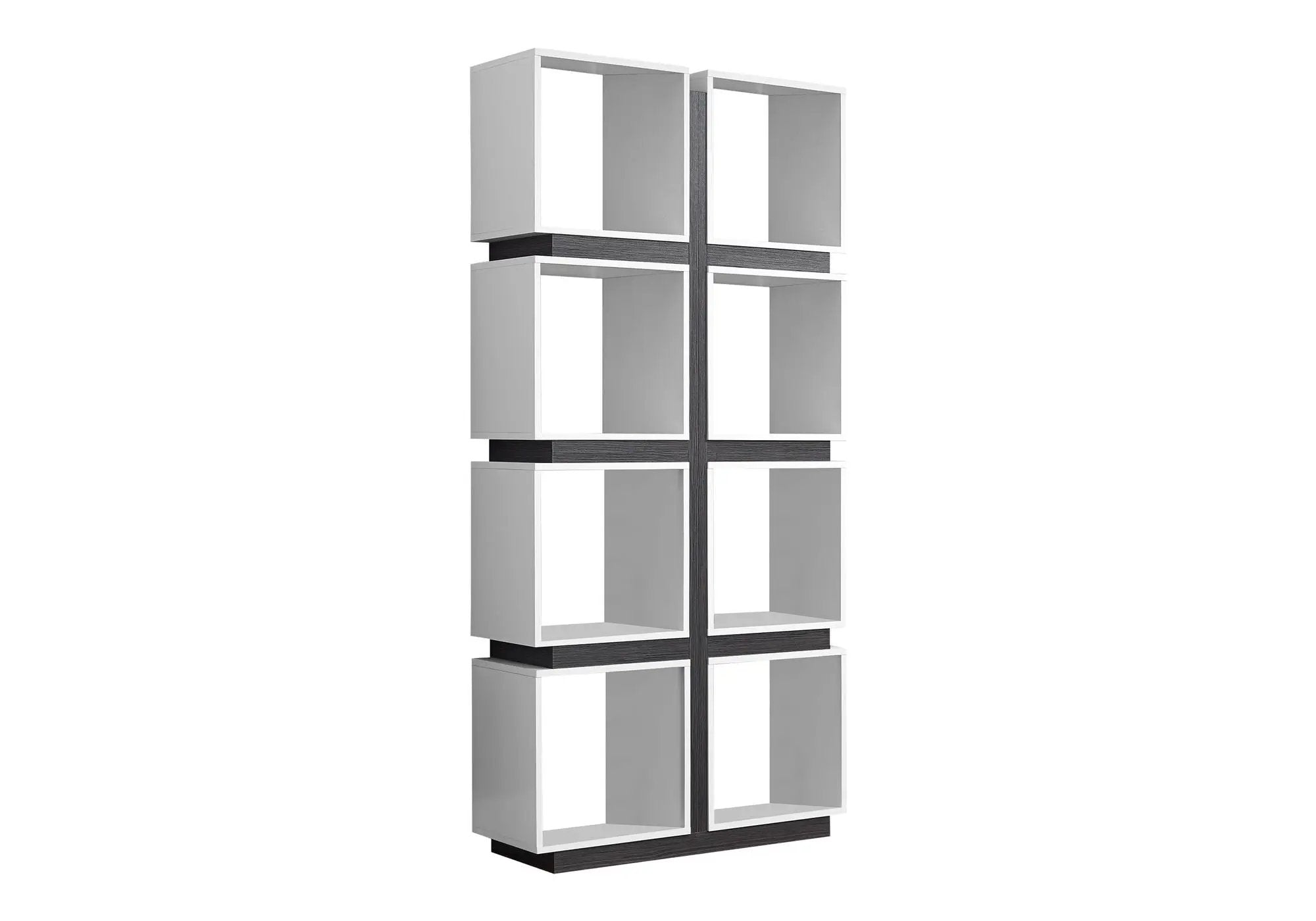 Bookshelf, Bookcase, Etagere, 5 Tier, For Office, Contemporary & Modern - White by Unique Piece Furniture