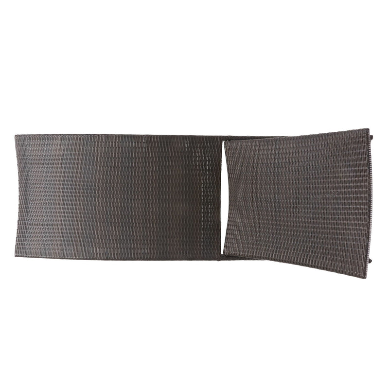 Kauai - Modern Style Wicker Chaise Lounge - Brown Multi by HouseOfZazla
