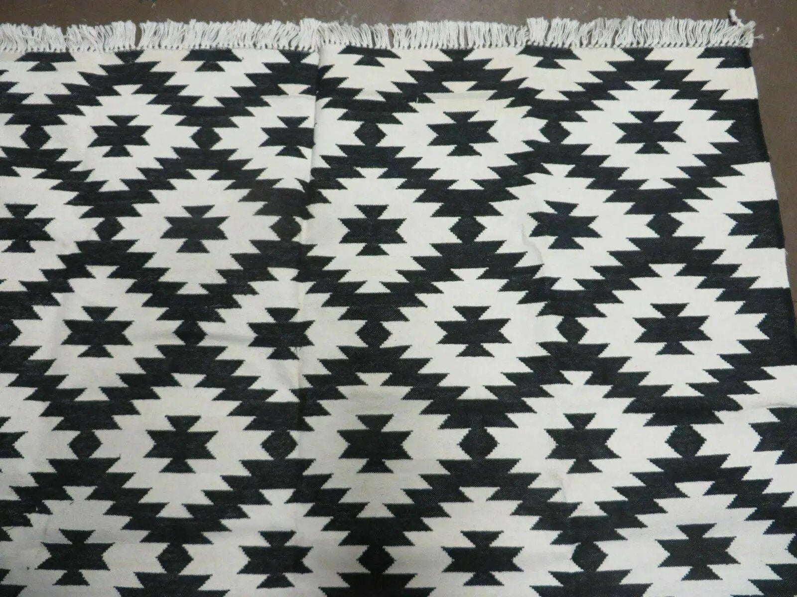 4' X 6' Hand Woven Wool Rug Contemporary Kilim Dhurrie Modern Oriental Area Rug by Jewel Rugs