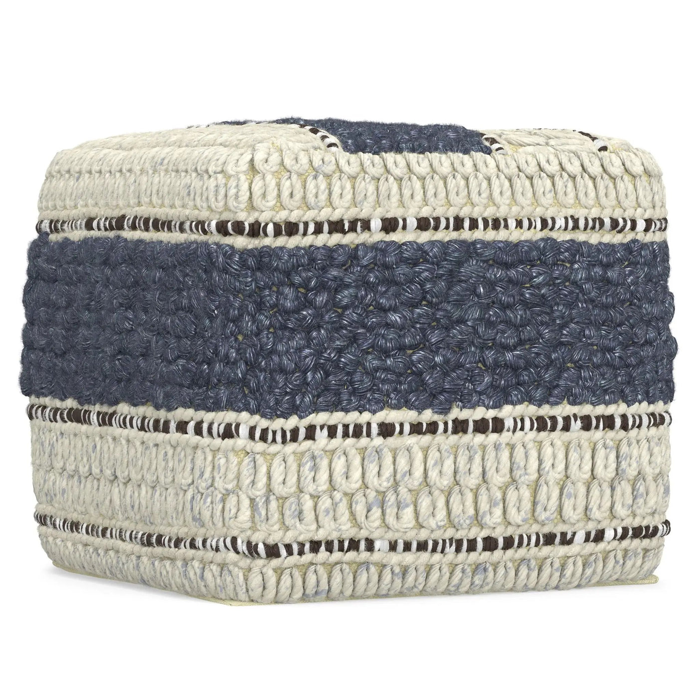 Grady - Handcrafted Square Pouf by HouseOfZazla