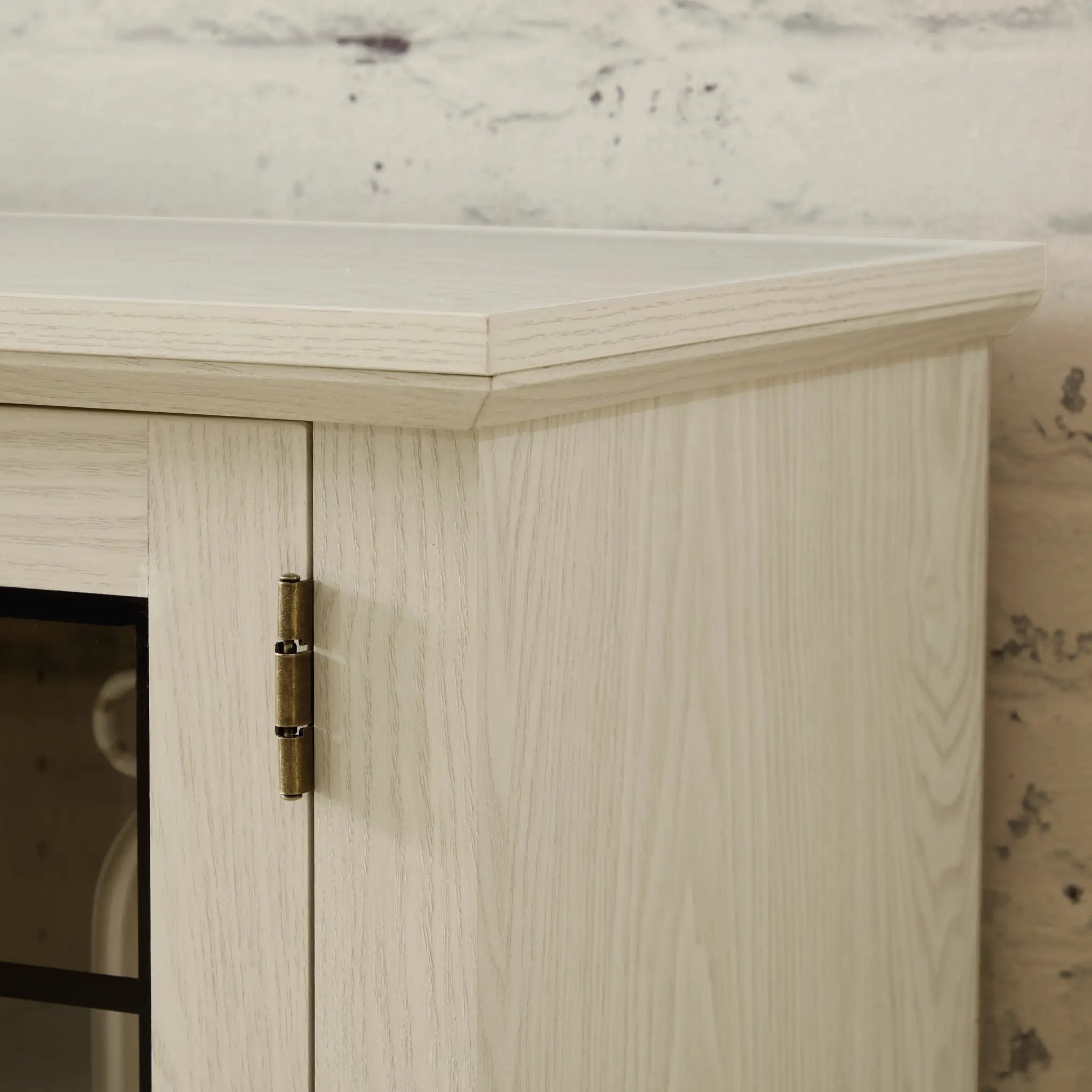 58" Modern TV Stand with Electric Fireplace and Storage by HouseOfZazla