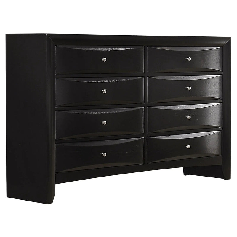 Briana 4-piece California King Bedroom Set Black by Unique Piece Furniture