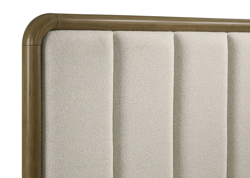 Amsbury 59-inch Upholstered Eastern King Bed Nutmeg by Unique Piece Furniture