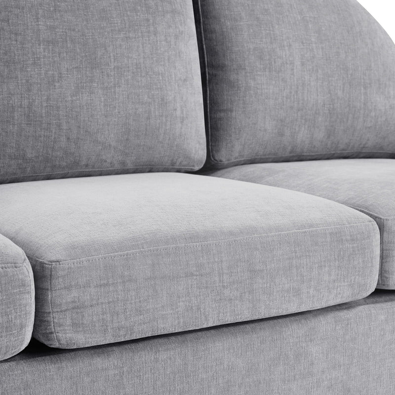 Modern 3 Seater Sofa With Curved Backrest by HouseOfZazla