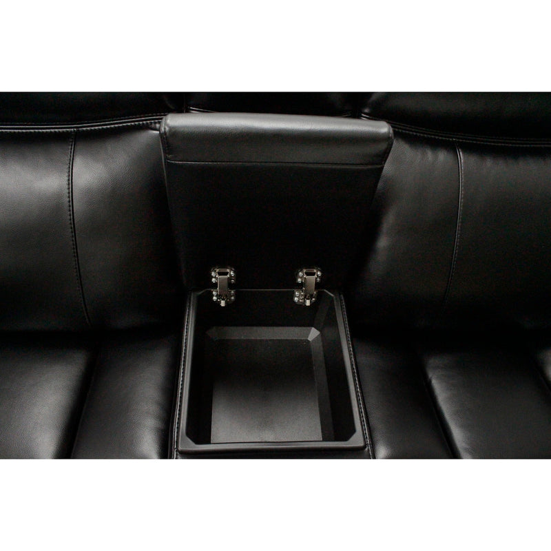 Jupiter - Leather Sectional - Black by HouseOfZazla