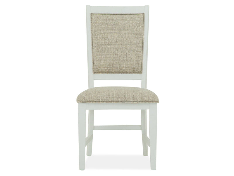 Heron Cove - Step Up Side Chair With Upholstered Seat & Back (Set of 2) - Chalk White, photo 5 of 7