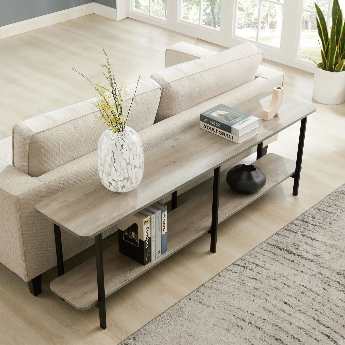 Celine - 2 Shelf Console Table by HouseOfZazla