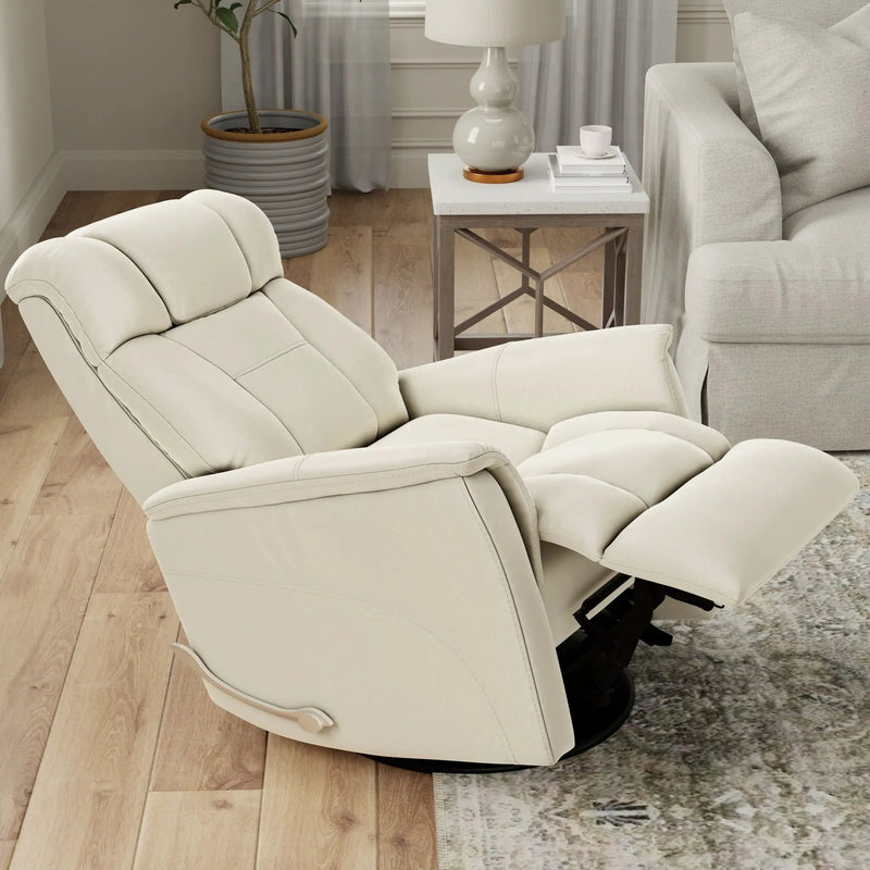 Bentley - Swivel Glider Recliner With Manual Adjustable Headrest & Footrest by Unique Piece Furniture