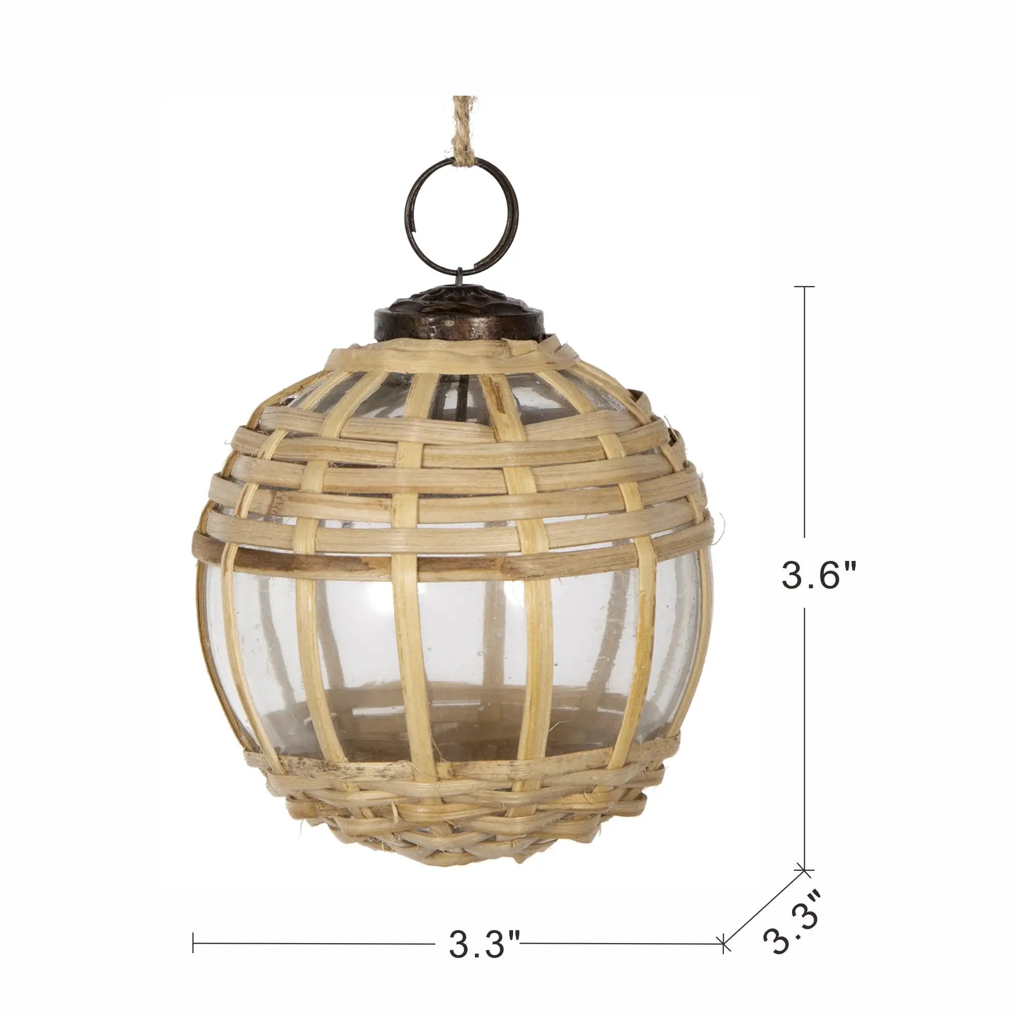 D3.3" X-Mas Hanging Ornament Set of 3 by HouseOfZazla