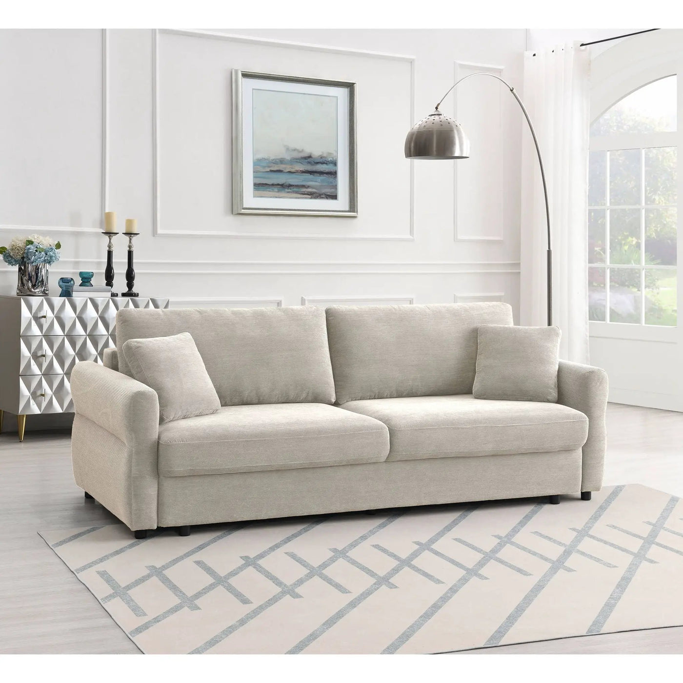 Haran - Pull Out Sleeper Sofa With Storage by Unique Piece Furniture