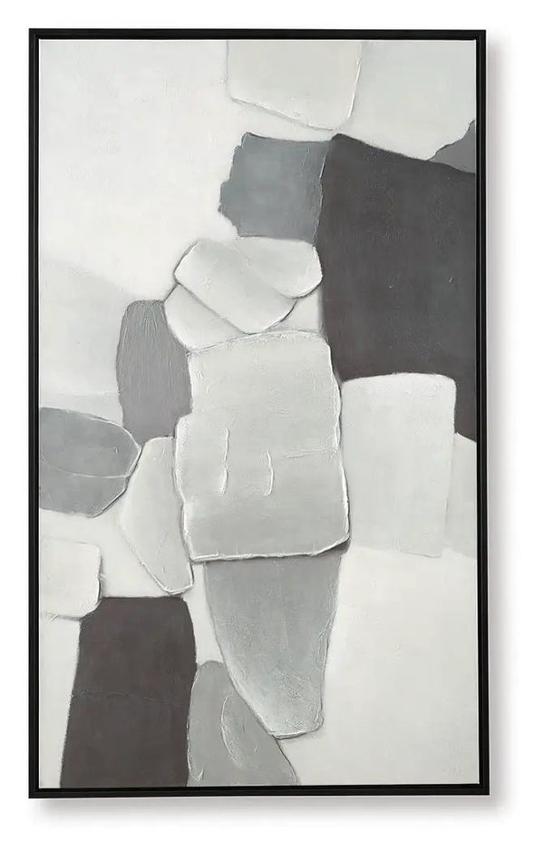 Adilson - Wall Art - White / Gray / Black