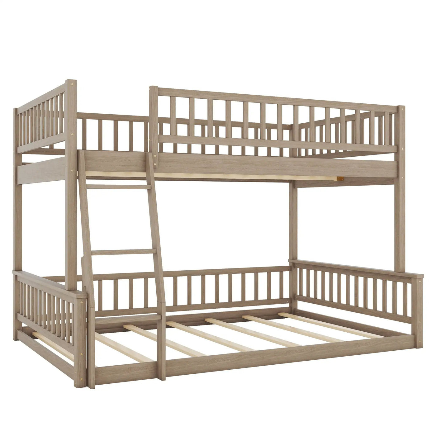 Bunk Bed With Ladder And Guardrails by HouseOfZazla