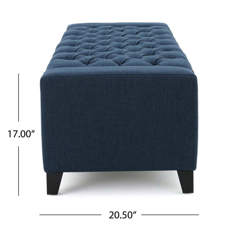 Guernsey Ottoman Storage With Tufted Top by HouseOfZazla