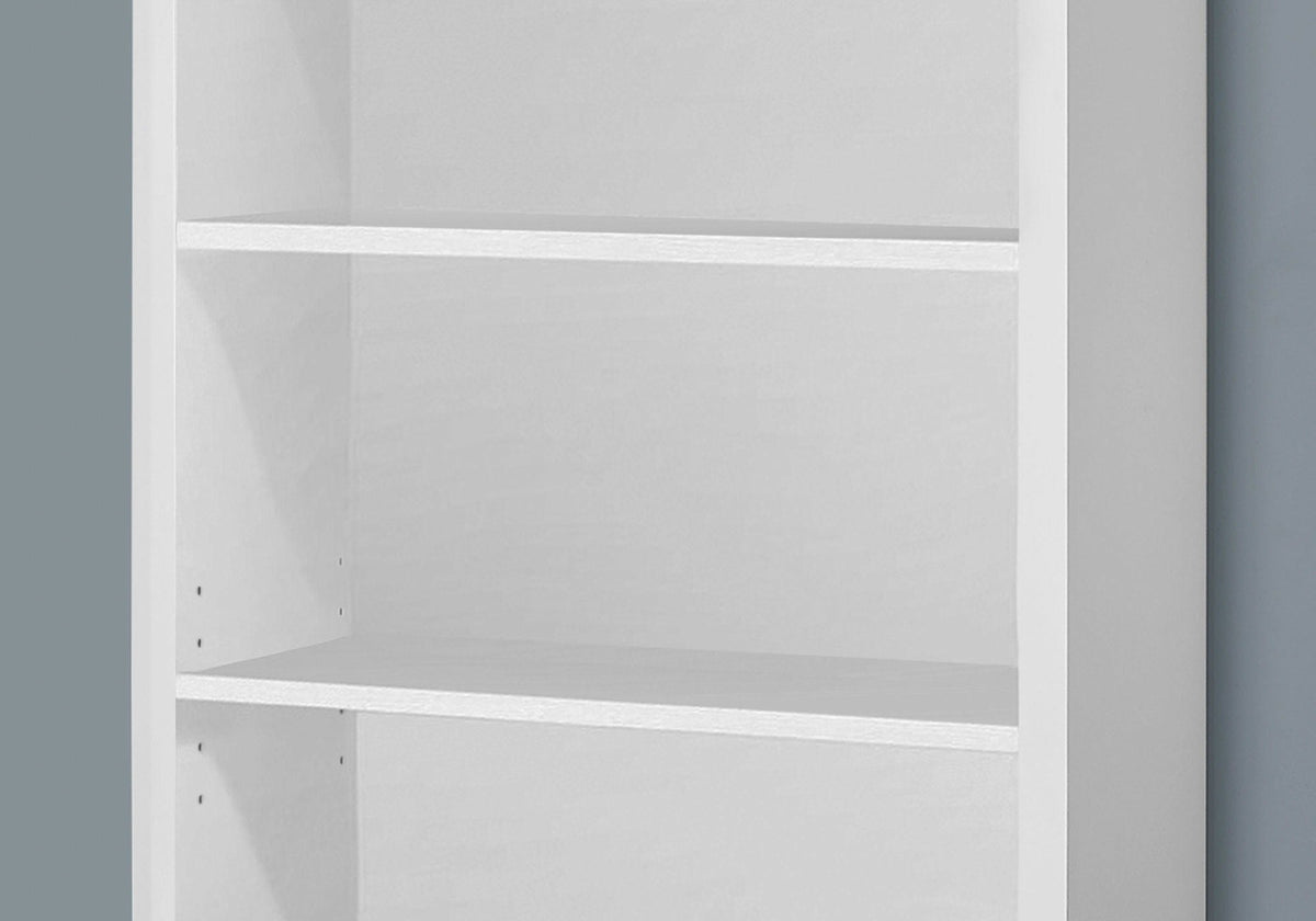 5 Tier Modern Bookcase with Adjustable Shelves - Multiple Colors, photo 12 of 24