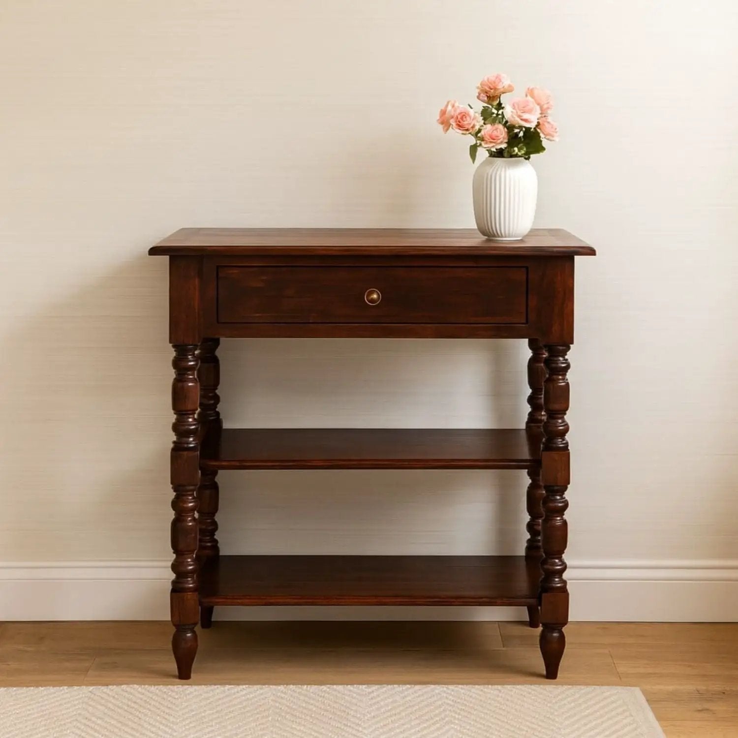 Turned Legs Side Table by HouseOfZazla