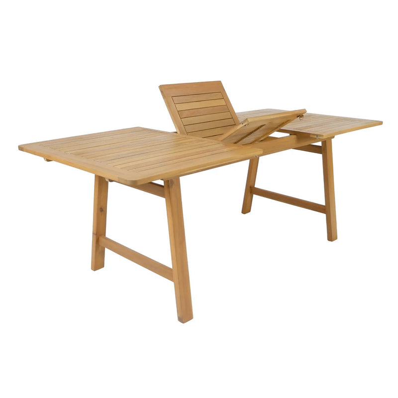 Extendable Acacia Wood Outdoor Dining Table by HouseOfZazla