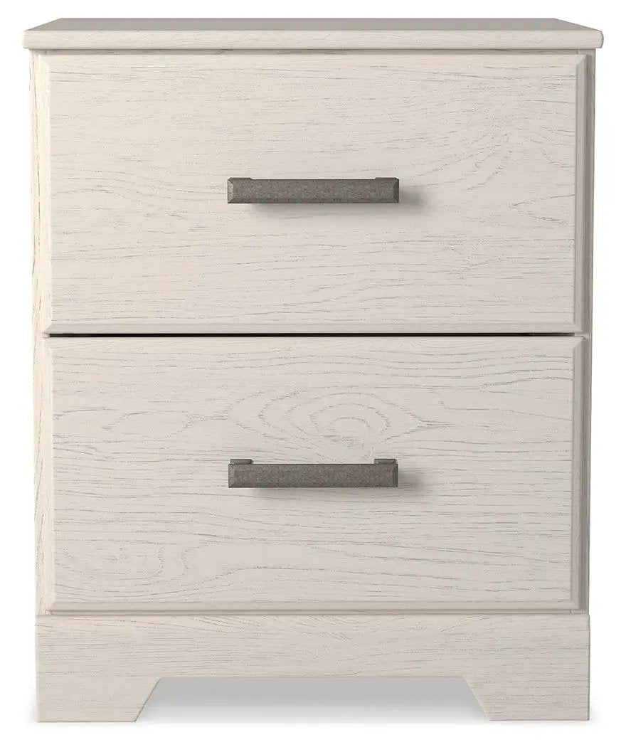 Stelsie - Two Drawer Night Stand - White by Unique Piece Furniture