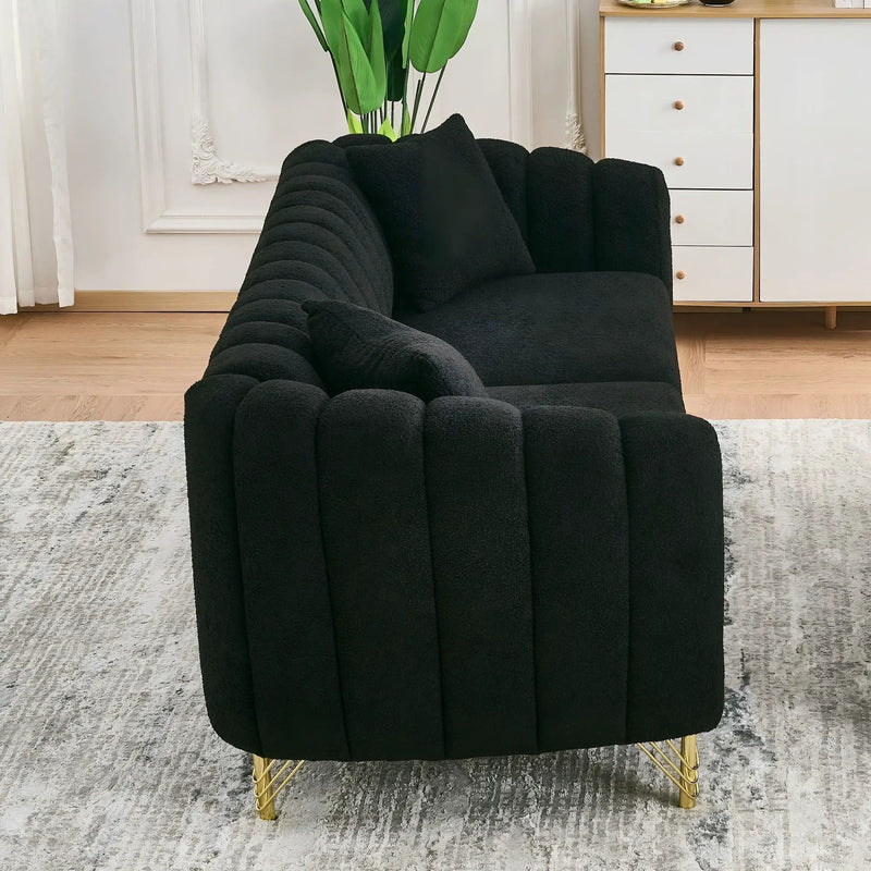 Tufted Oversized Sofa For Living Spaces by Unique Piece Furniture