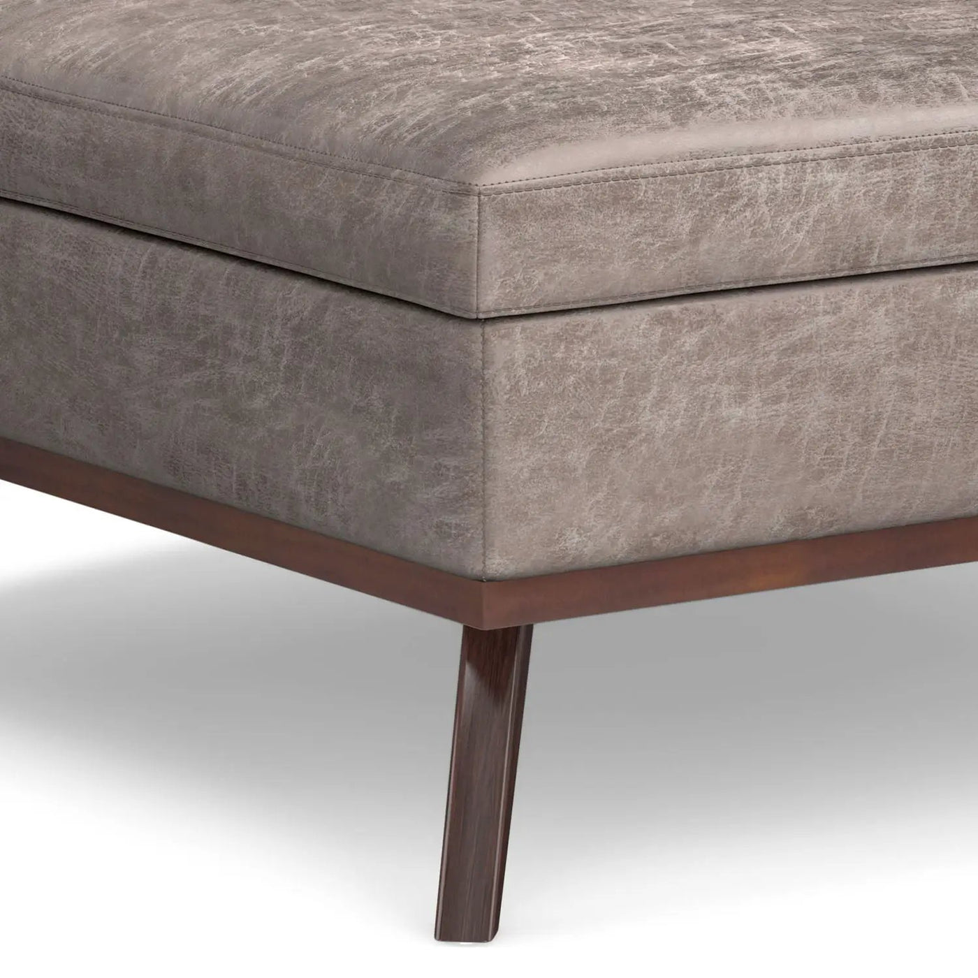 Owen - Multifunctional Square Coffee Table Storage Ottoman by HouseOfZazla
