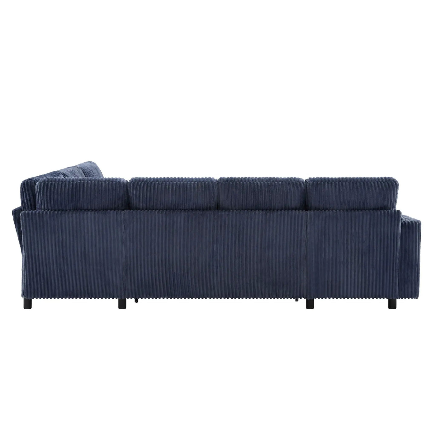 Convertible U-Shaped Sectional Sofa Bed With USB Ports And Storage by HouseOfZazla