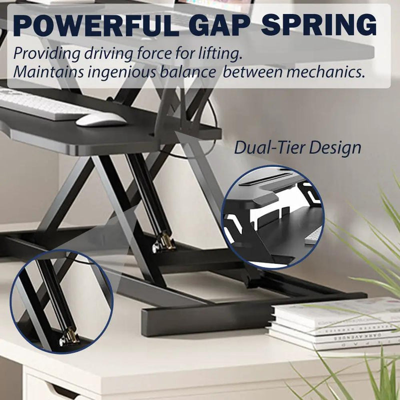 32 Inch Height Adjustable Desk Converter by HouseOfZazla